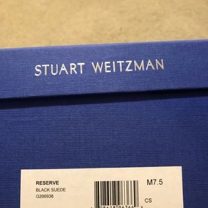 Stuart weitzman reserve black suede
